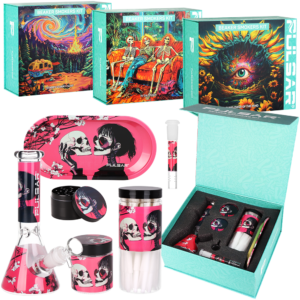 Pulsar Design Series Beaker Water Pipe Smoker's Kit | 7.75"