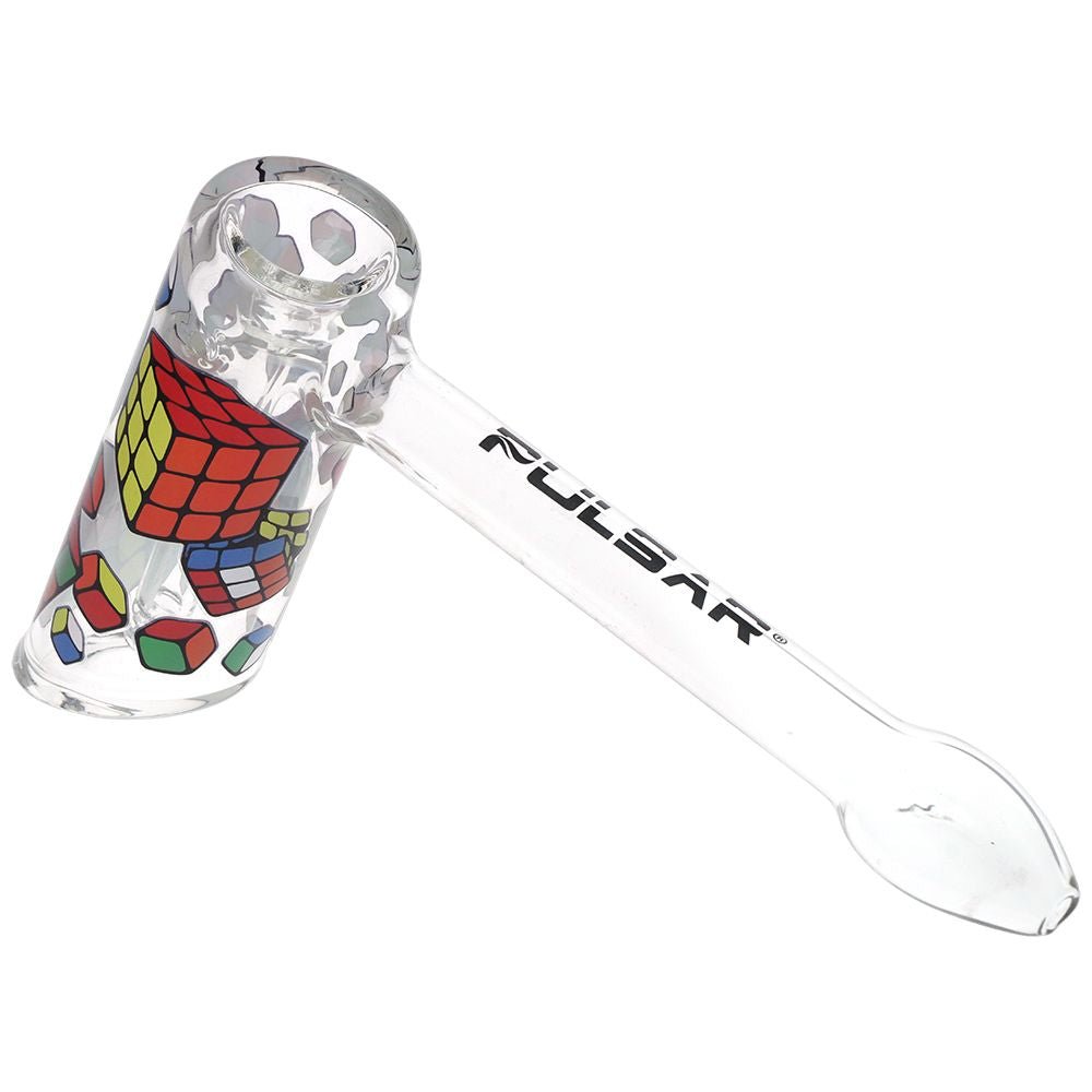 Pulsar Design Series Hammer Glass Bubbler | 8" - Image 35