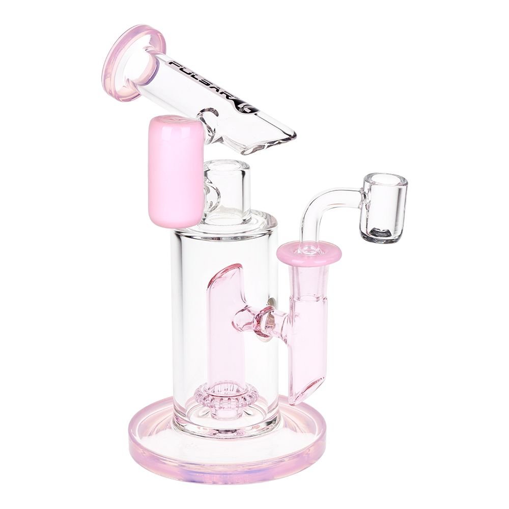 Pulsar Bicolor Fractured Tower Glass Dab Rig | 8" | 14mm F - Image 15