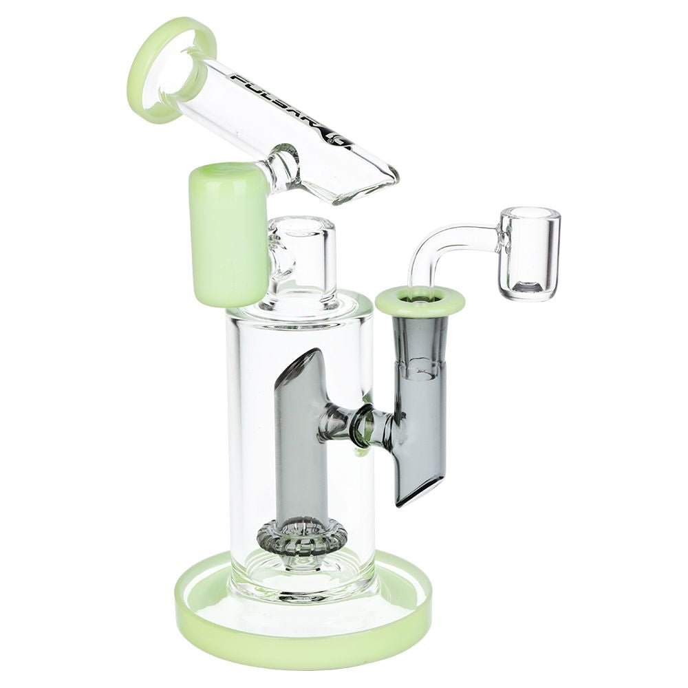 Pulsar Bicolor Fractured Tower Glass Dab Rig | 8" | 14mm F - Image 8