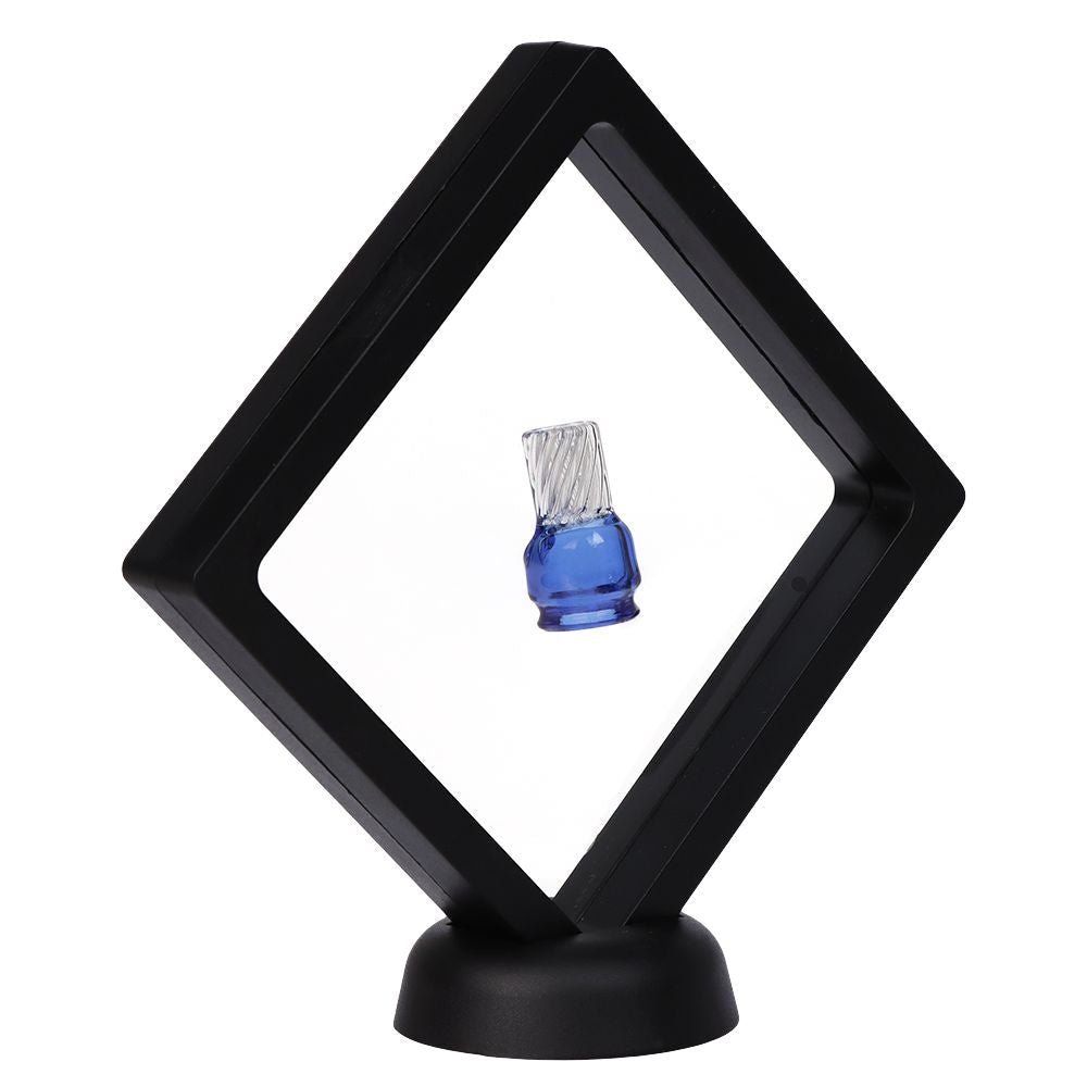 Pulsar Vortex Glass Mouthpiece Attachement for Puffco Pivot w/ Display Stand - Colors Vary - Image 3
